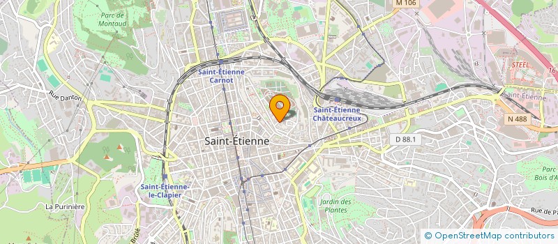 localisation de l'entreprise MONSIEUR DIMITRIOS DEMIRIS  SAINT-ETIENNE