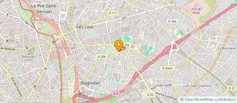 localisation de l'entreprise MONSIEUR DIMITRIOS PAVLIDIS à BAGNOLET