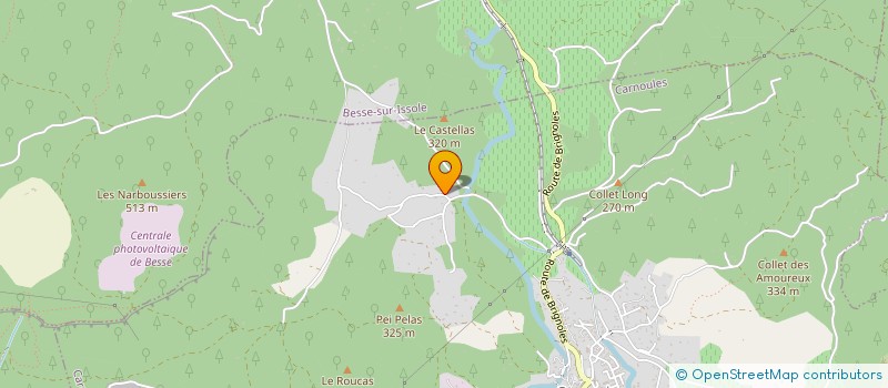 localisation de l'entreprise MONSIEUR DIMITRIOS TSIGKOUNIS  CARNOULES