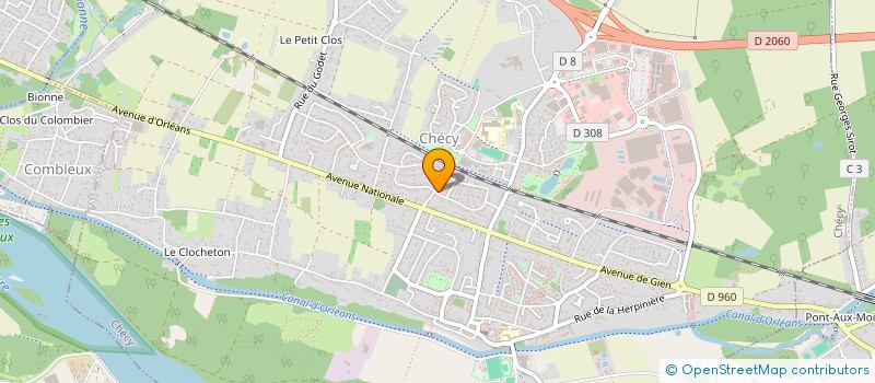 localisation de l'entreprise MONSIEUR DIMITRIT THION à CHECY