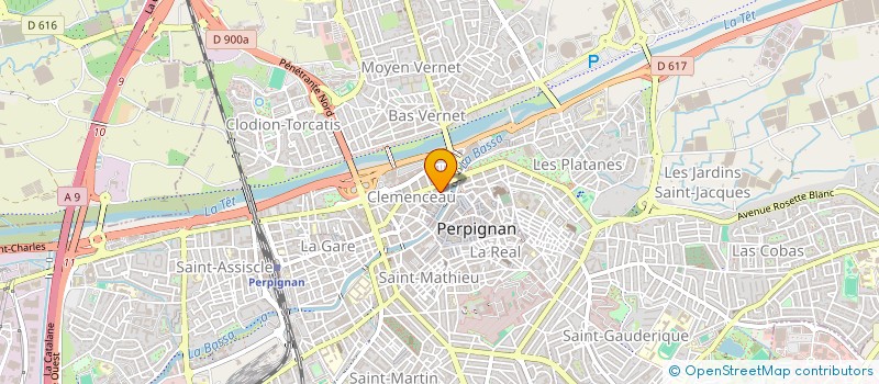 localisation de l'entreprise MONSIEUR DIMITRY BOULANGER  PERPIGNAN