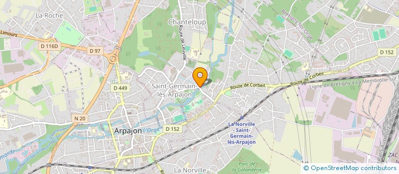localisation de l'entreprise MONSIEUR DIMITRY DESTOUCHES à SAINT-GERMAIN-LES-ARPAJON