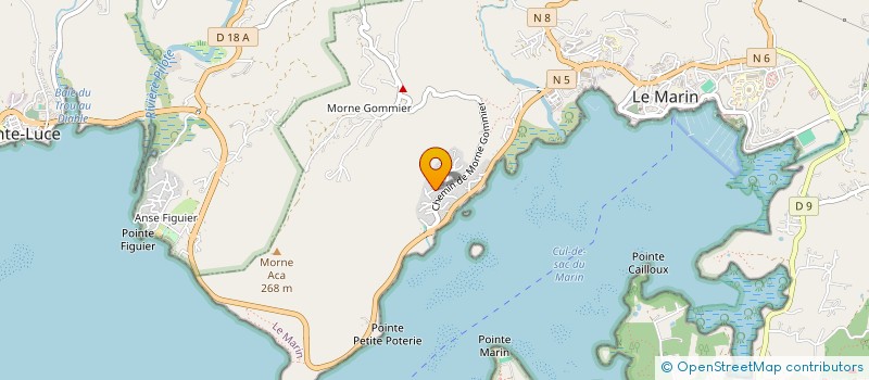 localisation de l'entreprise MONSIEUR DIMITRY ENNOYOTIE  LE MARIN