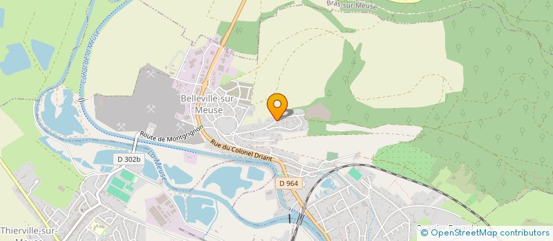 localisation de l'entreprise MONSIEUR DIMITRY HARBULOT à BELLEVILLE-SUR-MEUSE