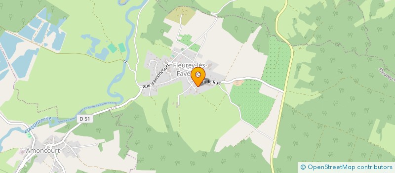 localisation de l'entreprise MONSIEUR DIMITRY LALLEMAND  FLEUREY-LES-FAVERNEY