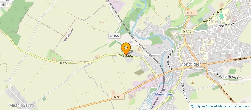 localisation de l'entreprise MONSIEUR DIMITRY ZABROTSKI  MONTDIDIER