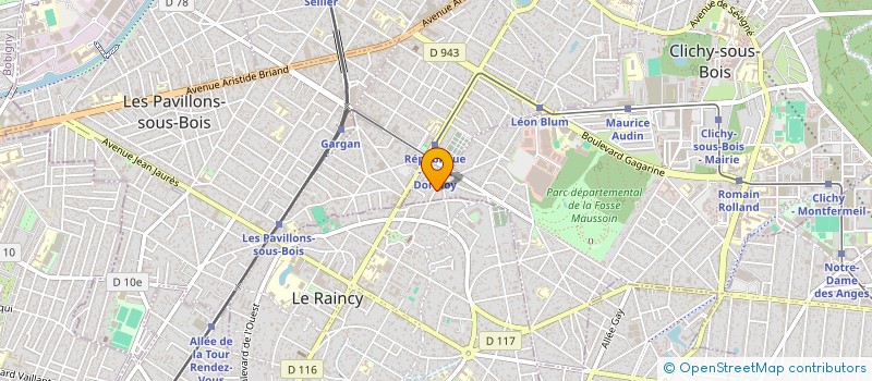localisation de l'entreprise MONSIEUR DIMO DIMOV à CLICHY-SOUS-BOIS