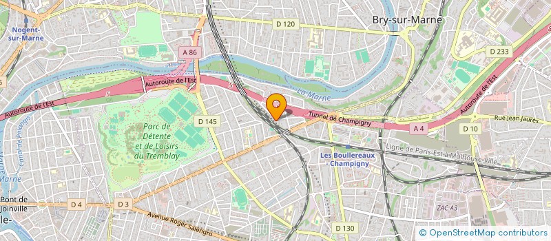 localisation de l'entreprise MONSIEUR DIN SUROCAJ à CHAMPIGNY-SUR-MARNE