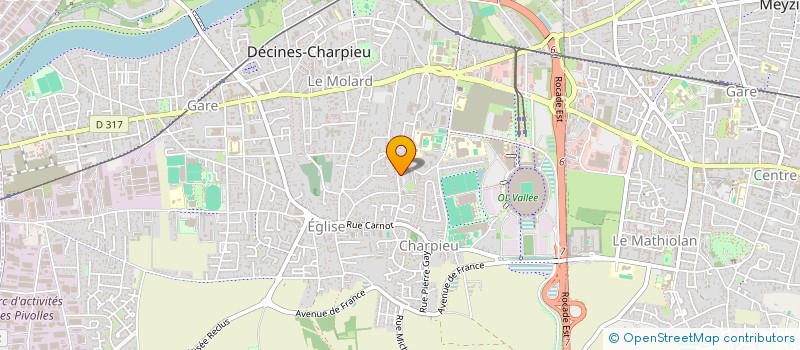 localisation de l'entreprise MONSIEUR DINA COMBO  DECINES-CHARPIEU