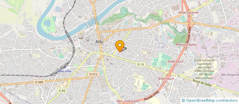 localisation de l'entreprise MONSIEUR DINE RACHEDI à ALBI