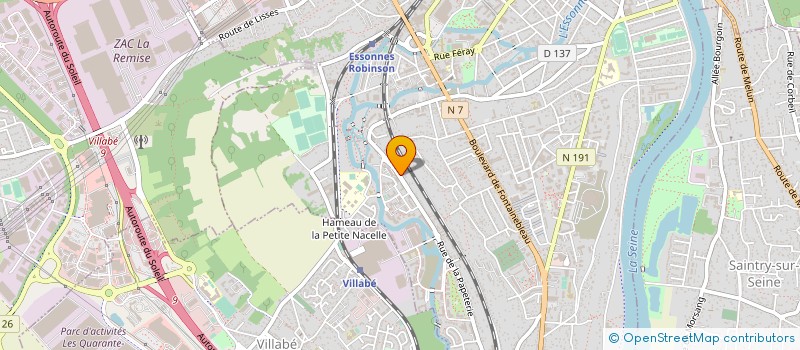 localisation de l'entreprise MONSIEUR DINESH TIROUMENY à CORBEIL-ESSONNES