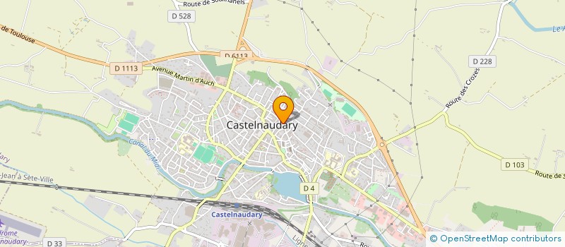 localisation de l'entreprise MONSIEUR DINGER YILDIRIM  CASTELNAUDARY