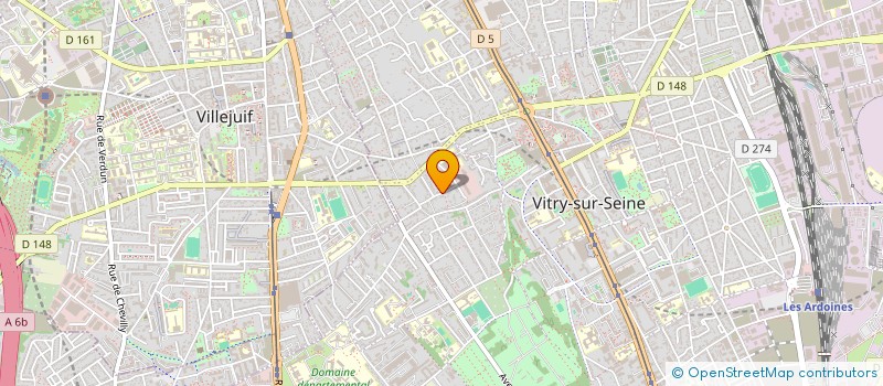 localisation de l'entreprise MONSIEUR DINH HOANG à VITRY-SUR-SEINE