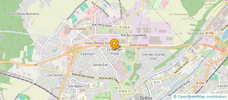 localisation de l'entreprise MONSIEUR DINH-HUY TRAN à DREUX
