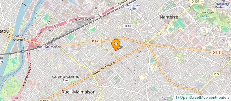 localisation de l'entreprise MONSIEUR DINH LE VAN  NANTERRE