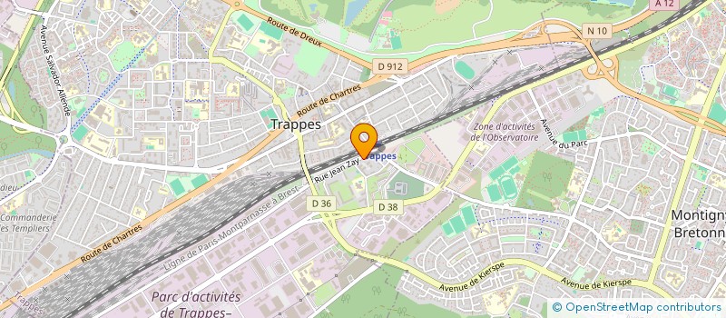 localisation de l'entreprise MONSIEUR DINH-MANH CAO  TRAPPES