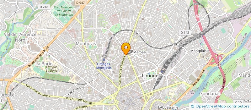 localisation de l'entreprise MONSIEUR DINH NGUYEN à LIMOGES