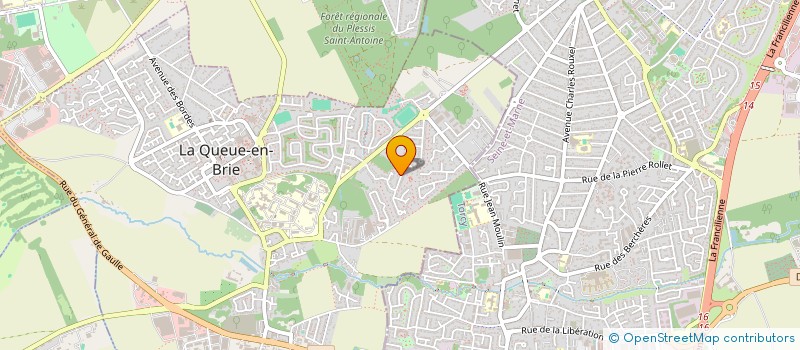 localisation de l'entreprise MONSIEUR DINH NGUYEN à LA QUEUE-EN-BRIE