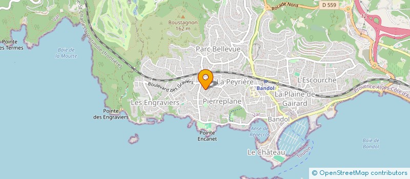 localisation de l'entreprise MONSIEUR DINH VU  BANDOL