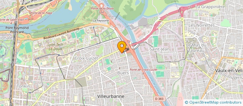 localisation de l'entreprise MONSIEUR DINI NOUTSALKHANOV  VILLEURBANNE