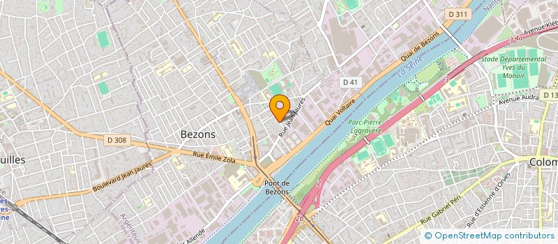 localisation de l'entreprise MONSIEUR DINIS ANTONIO CASTRO HENRIQUES à BEZONS