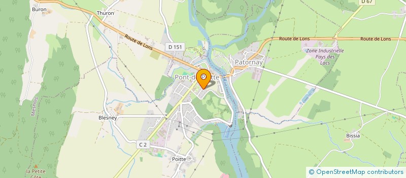 localisation de l'entreprise MONSIEUR DINIS LOPES  PONT-DE-POITTE