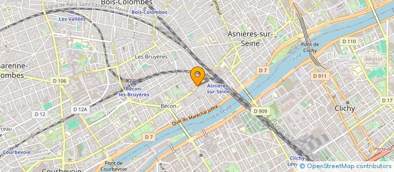 localisation de l'entreprise MONSIEUR DINIZ QUINA  ASNIERES-SUR-SEINE