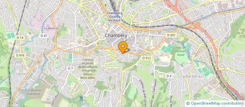 localisation de l'entreprise MONSIEUR DINKO KABAKCHIEV à CHAMBERY