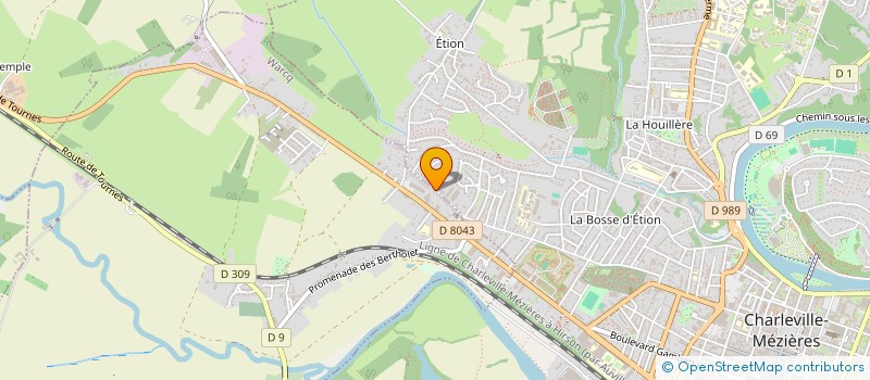 localisation de l'entreprise MONSIEUR DINO CAZZARO  WARCQ