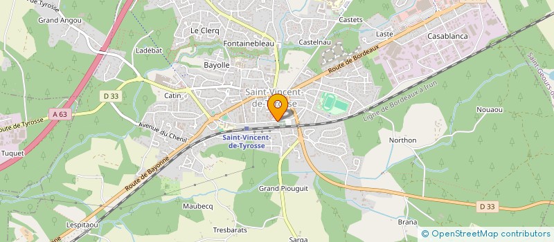 localisation de l'entreprise MONSIEUR DINO DJERBI  SAINT-VINCENT-DE-TYROSSE
