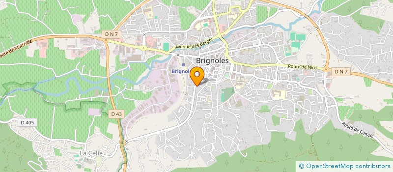 localisation de l'entreprise MONSIEUR DINO GURNARI  BRIGNOLES