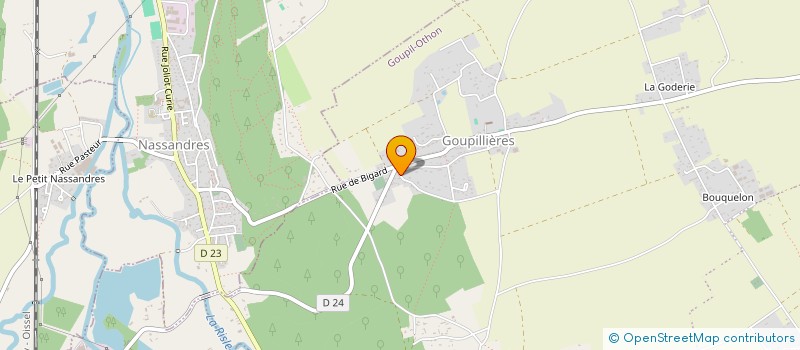 localisation de l'entreprise MONSIEUR DINO MANARIN  GOUPIL-OTHON