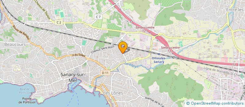 localisation de l'entreprise MONSIEUR DINO MINARDI  SANARY-SUR-MER