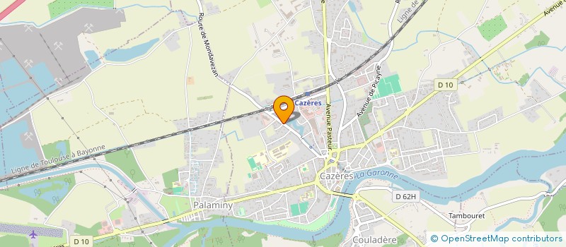 localisation de l'entreprise MONSIEUR DINO ROSOLEN  CAZERES