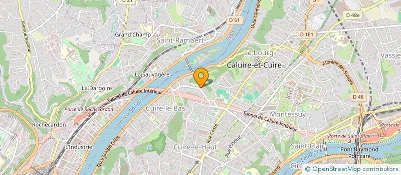 localisation de l'entreprise MONSIEUR DINO SACIRI  CALUIRE-ET-CUIRE