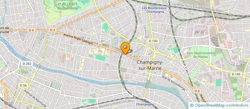localisation de l'entreprise MONSIEUR DINO SIBANI à CHAMPIGNY-SUR-MARNE
