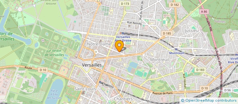 localisation de l'entreprise MONSIEUR DINO VASIC  VERSAILLES