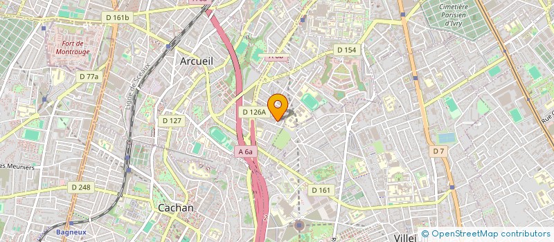 localisation de l'entreprise MONSIEUR DINU ANDRIAN  ARCUEIL