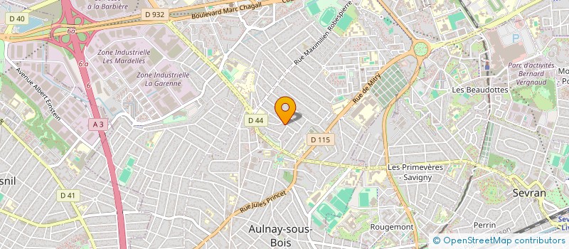 localisation de l'entreprise MONSIEUR DINU CEBOTARI à AULNAY-SOUS-BOIS