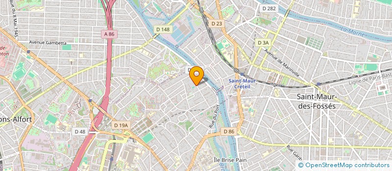 localisation de l'entreprise MONSIEUR DINU-MARIUS NOROC  CRETEIL