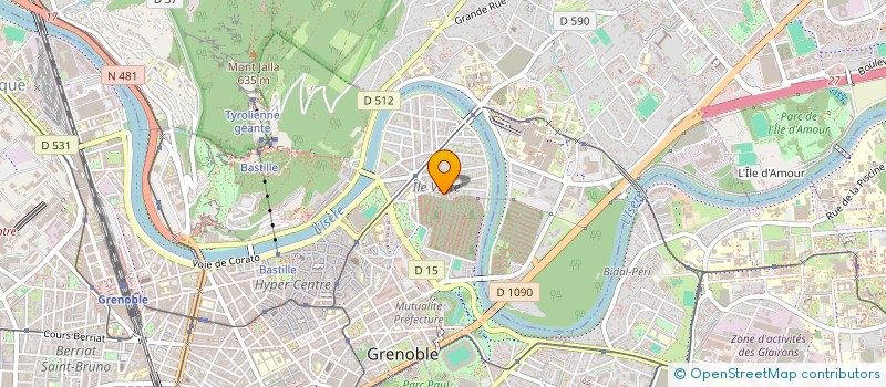 localisation de l'entreprise MONSIEUR DINU VARGA  GRENOBLE