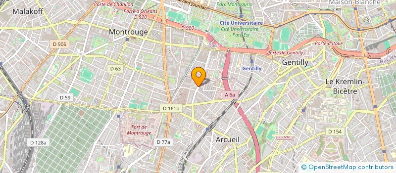 localisation de l'entreprise MONSIEUR DINUSHA GUNETTI PERERA  ARCUEIL