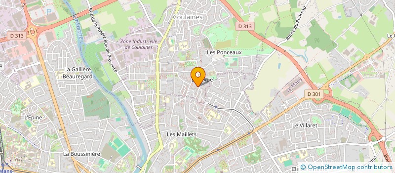 localisation de l'entreprise MONSIEUR DIO YAO  COULAINES