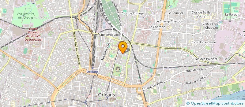 localisation de l'entreprise MONSIEUR DIOGENE NAHIMANA à ORLEANS