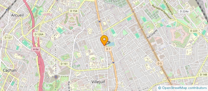 localisation de l'entreprise MONSIEUR DIOGENES RODRIGUES DOS SANTOS  VILLEJUIF