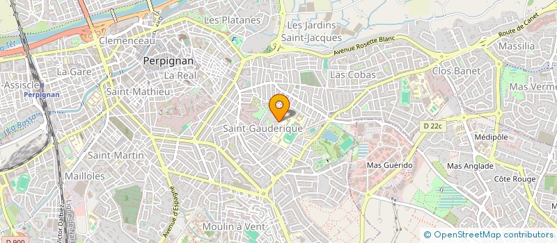 localisation de l'entreprise MONSIEUR DIOGO ALVES OLIVEIRA  PERPIGNAN