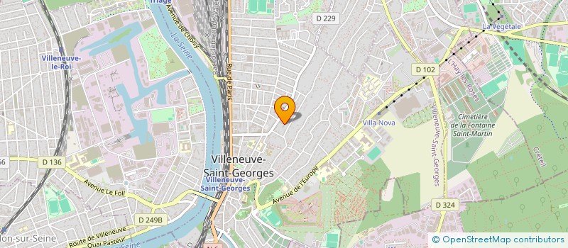 localisation de l'entreprise MONSIEUR DIOGO BARBOSA  VILLENEUVE-SAINT-GEORGES