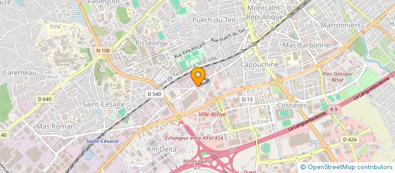 localisation de l'entreprise MONSIEUR DIOGO BARROS DE SA  NIMES