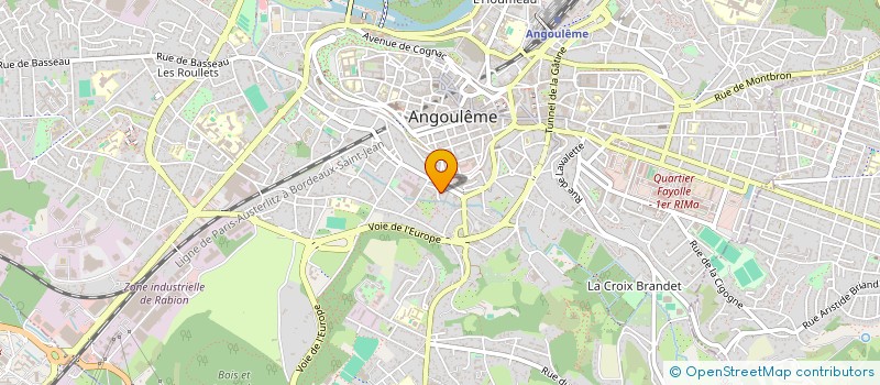 localisation de l'entreprise MONSIEUR DIOGO BENEDETTI à ANGOULEME