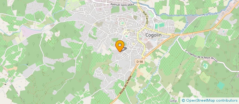 localisation de l'entreprise MONSIEUR DIOGO BRITO-HONORATO à COGOLIN